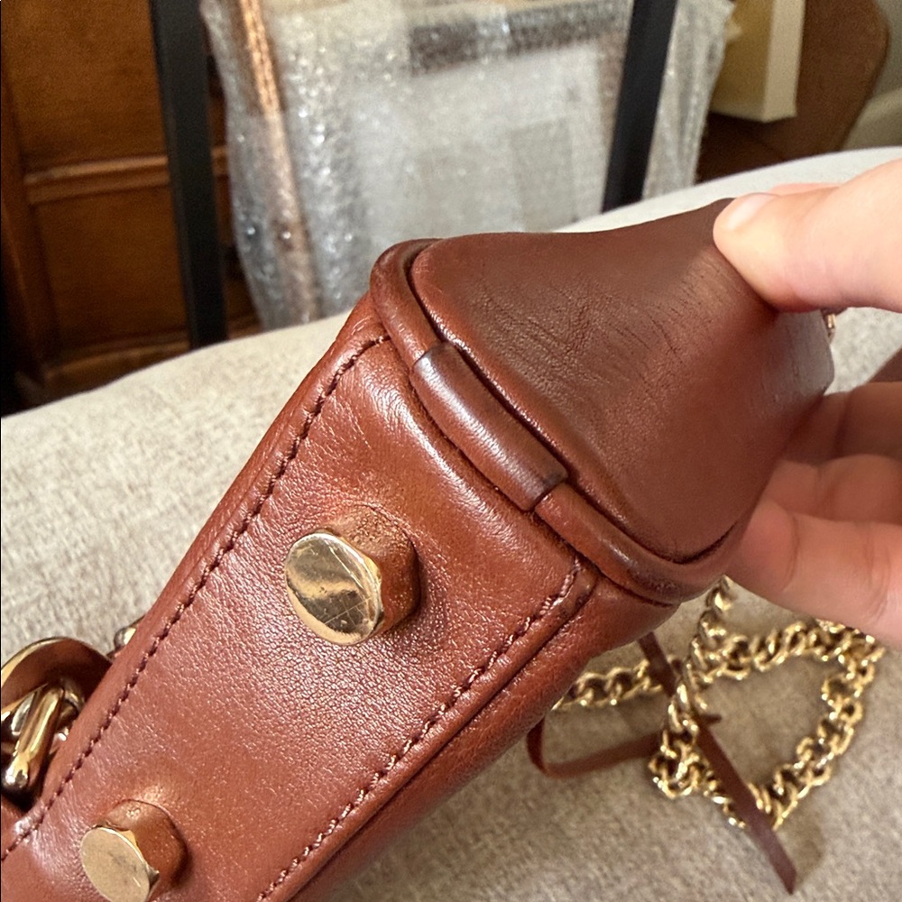Rebecca Minkoff Mini MAC Crossbody Bag with Gold Accents - Picture 7 of 16